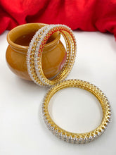 Zircon American Diamond Bangles By Gehna Shop (Set Of 4) Bangles